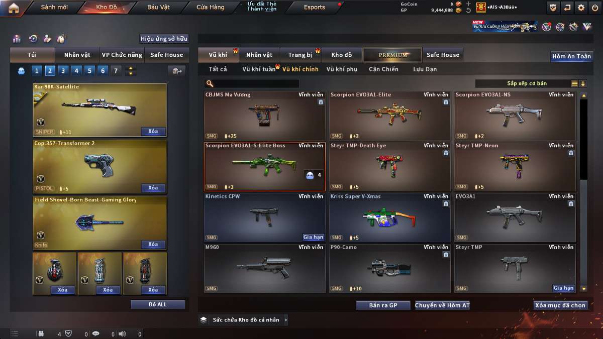 shop acc cf uy tin gia re